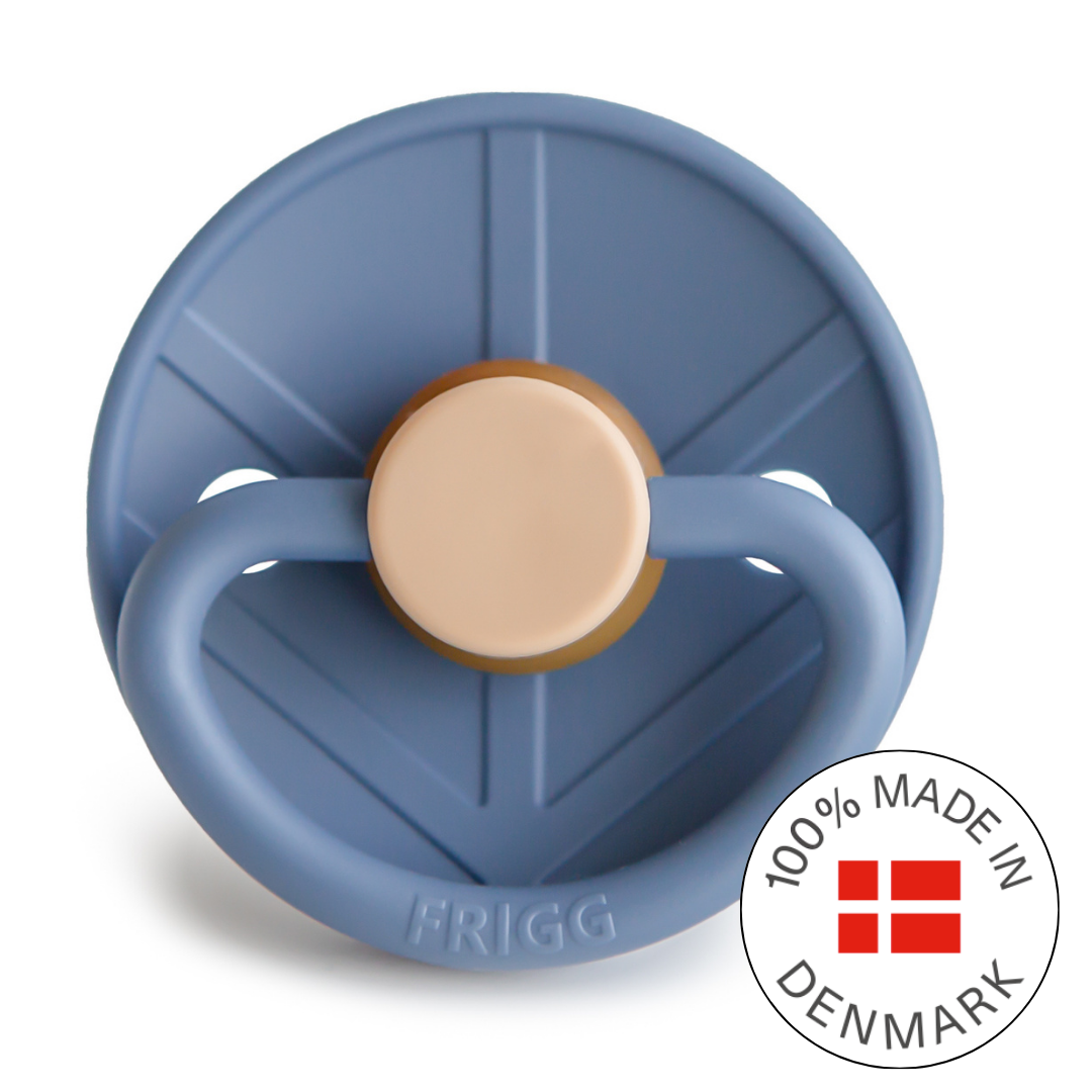 FRIGG Little Vikings Natural Rubber Latex Baby Pacifier (Single Pack)
