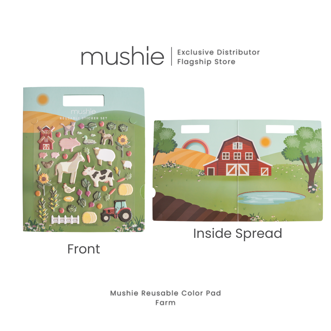 Mushie Reusable Sticker Set