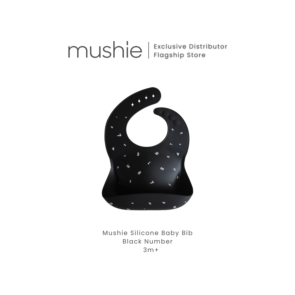 MUSHIE Silicone Baby Bib