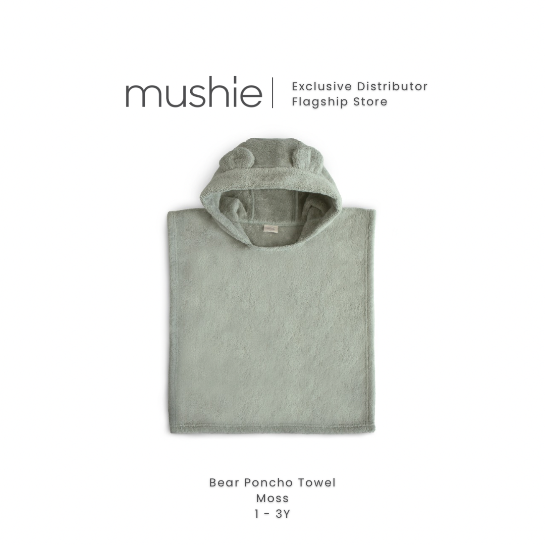 Mushie Bear Poncho Towel | Mushie Frigg Flagship Store