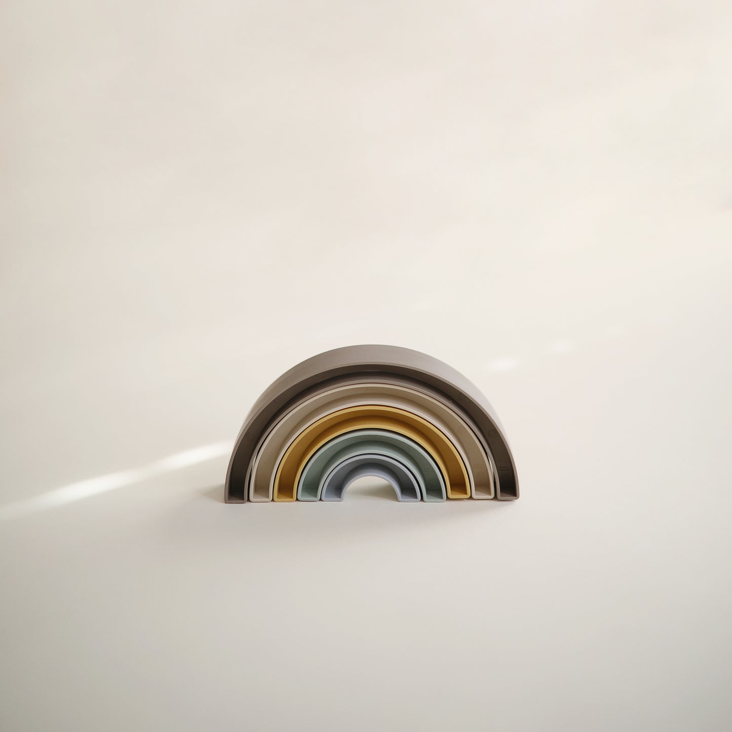 MUSHIE Rainbow Stacker Toy