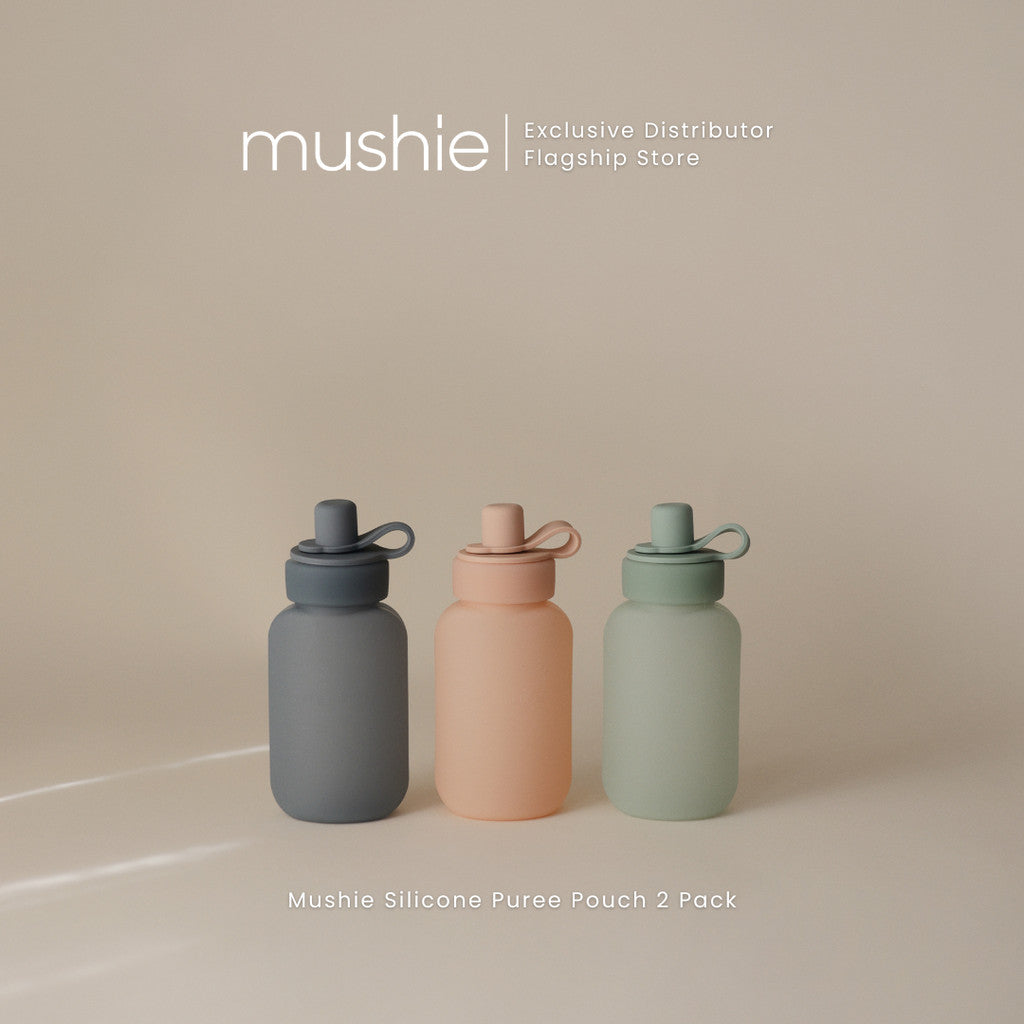 Mushie Silicone Puree Pouch 2-Pack