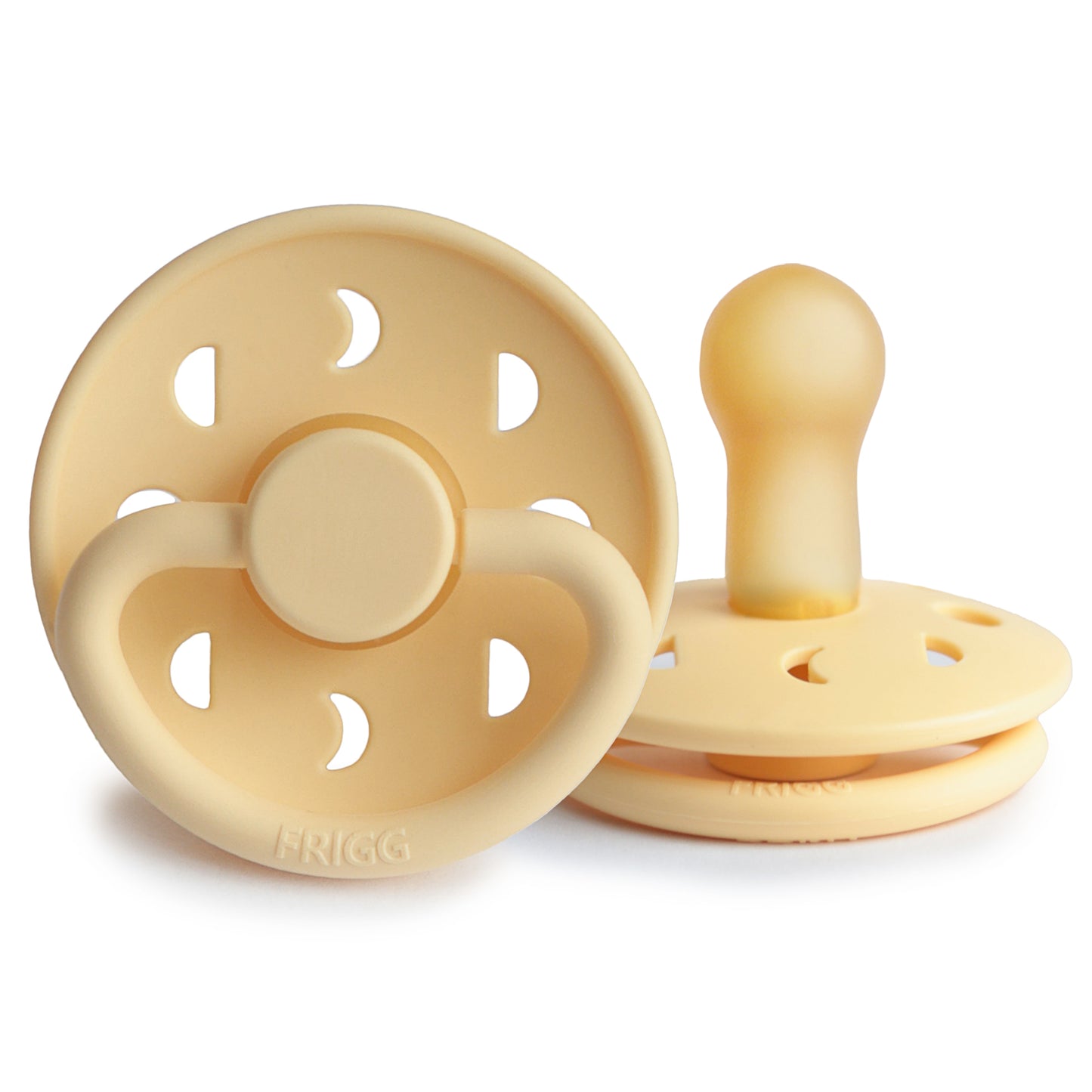 FRIGG Moon Natural Rubber Baby Pacifier (Single Pack)