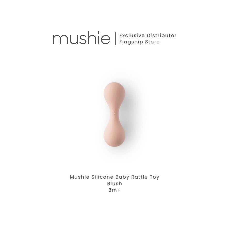 MUSHIE Silicone Baby Rattle Toy