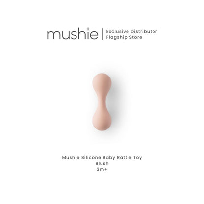 MUSHIE Silicone Baby Rattle Toy