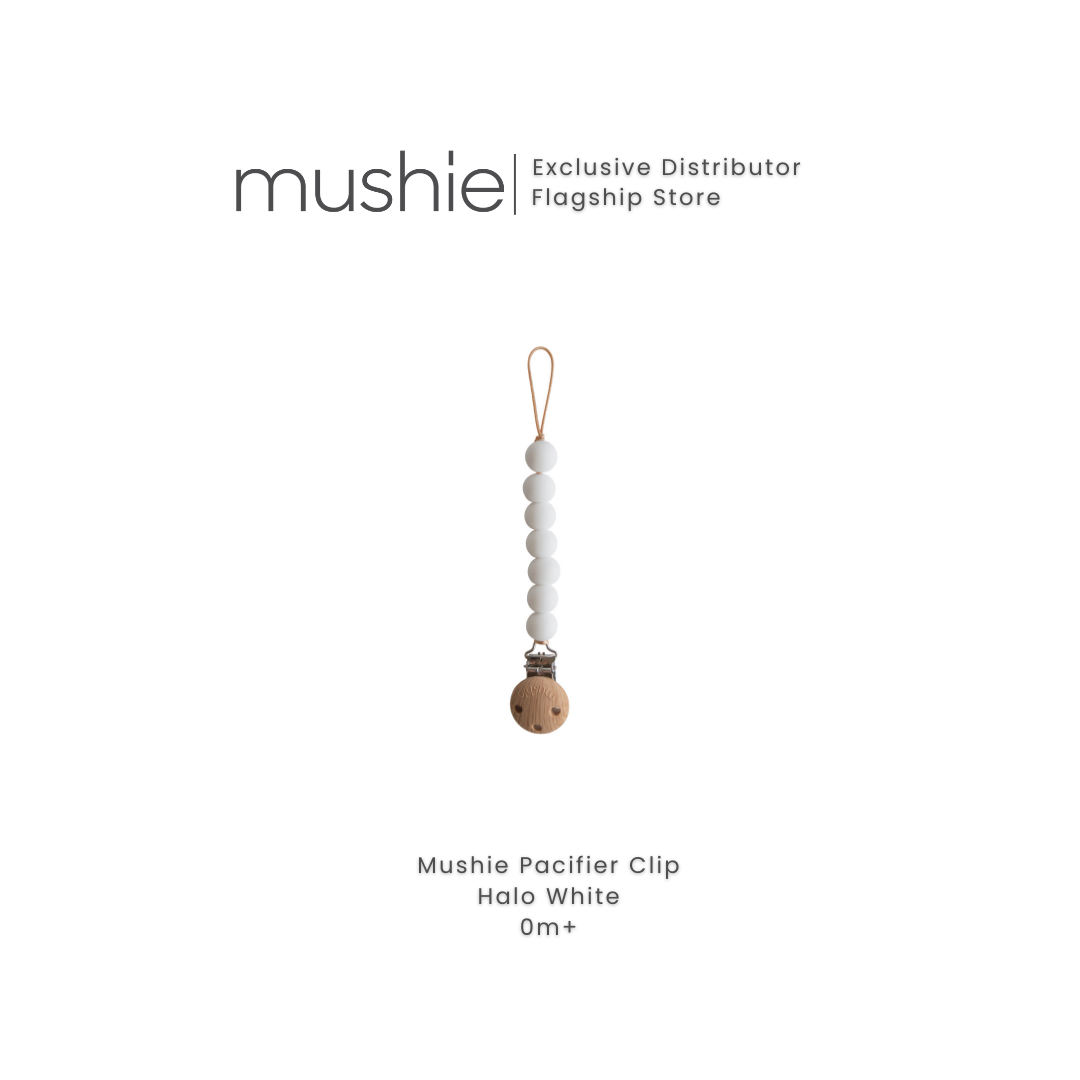 Mushie Silicone Pacifier Clip