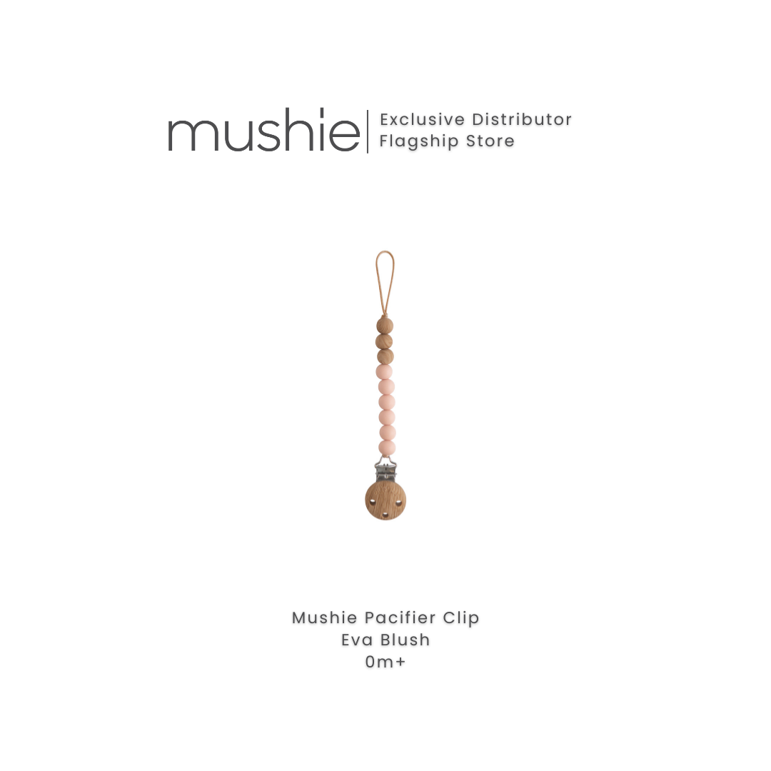 Mushie Silicone Pacifier Clip
