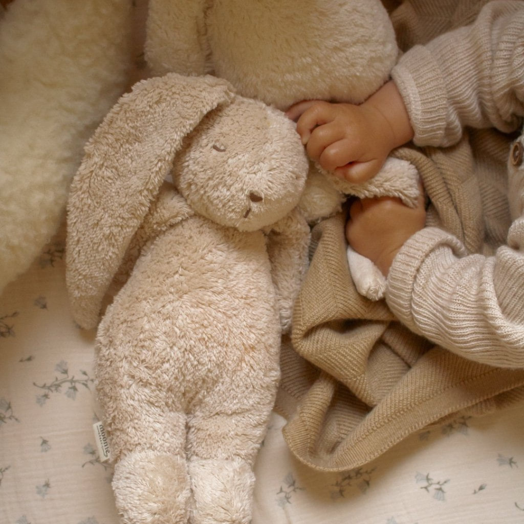 Bunny Moonie 2.0 Organic Humming Baby Sleep Aid Stuffed Toy with Smart Cry Detector (Copy)