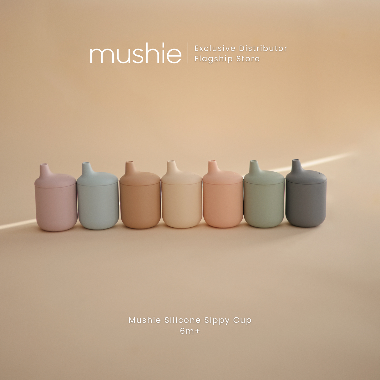 MUSHIE Silicone Sippy Cup