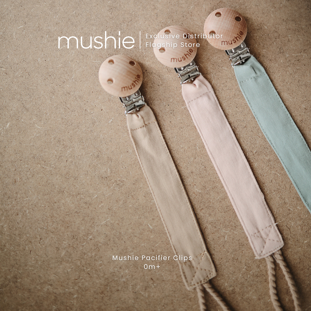 Mushie Silicone Pacifier Clip