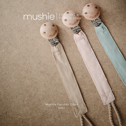 Mushie Silicone Pacifier Clip