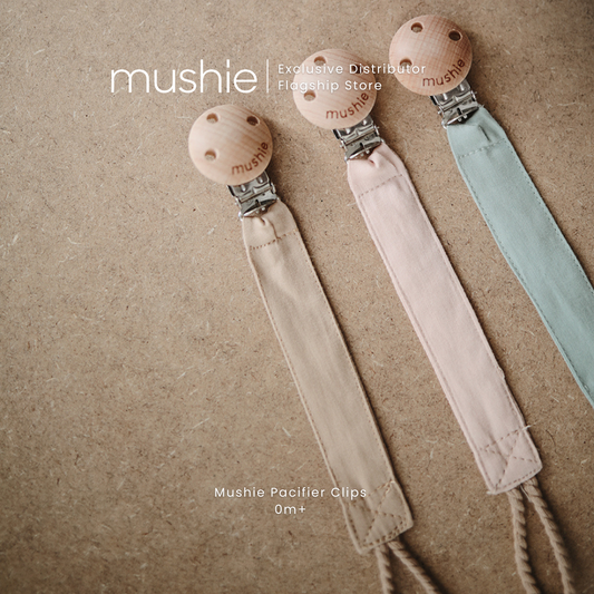 Mushie Silicone Pacifier Clip