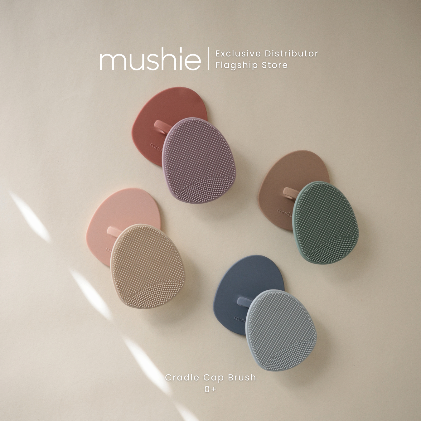 Mushie Cradle Cap Brushes