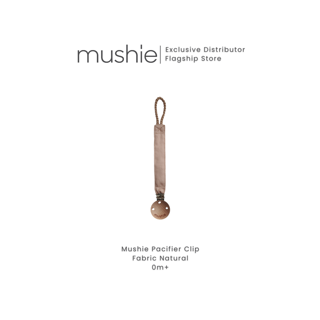 Mushie Silicone Pacifier Clip