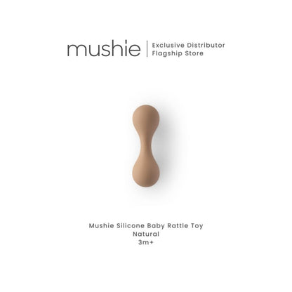 MUSHIE Silicone Baby Rattle Toy