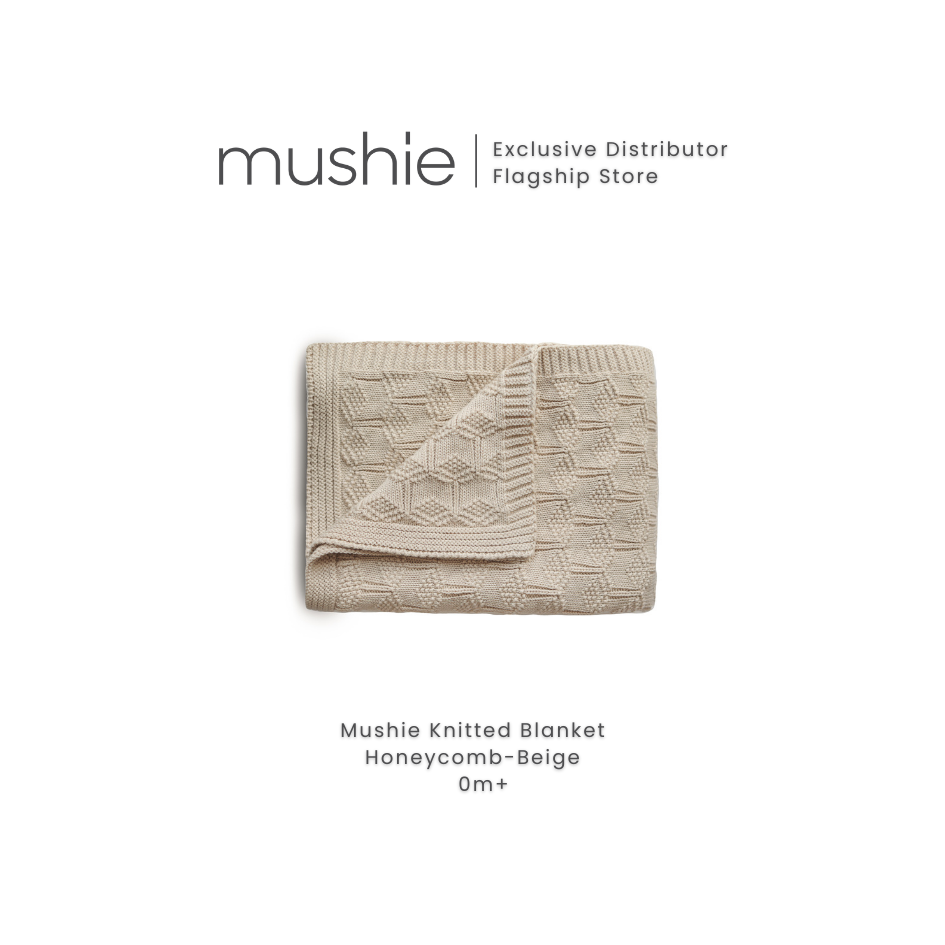 MUSHIE Knitted Baby Blanket