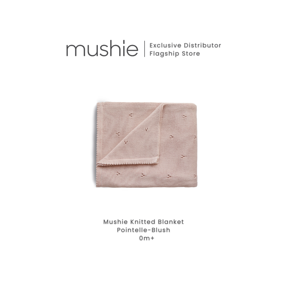 MUSHIE Knitted Baby Blanket