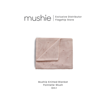 MUSHIE Knitted Baby Blanket