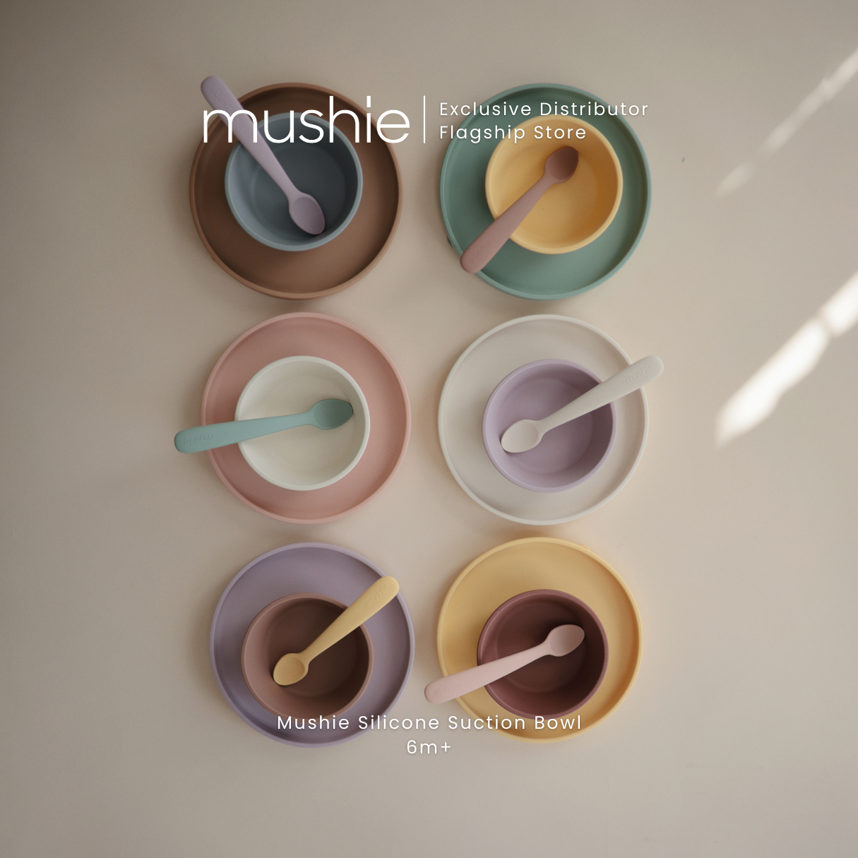 MUSHIE Silicone Suction Bowl