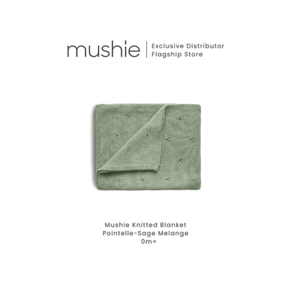 MUSHIE Knitted Baby Blanket