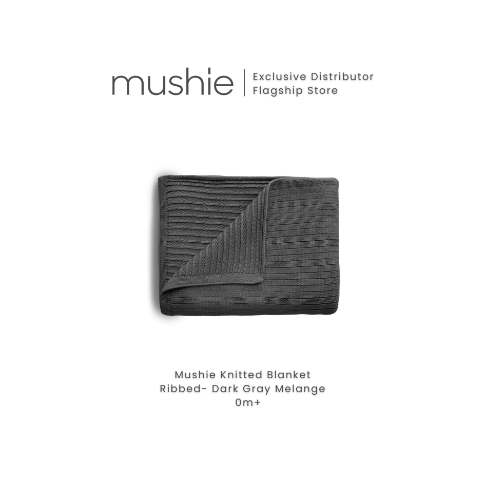 MUSHIE Knitted Baby Blanket