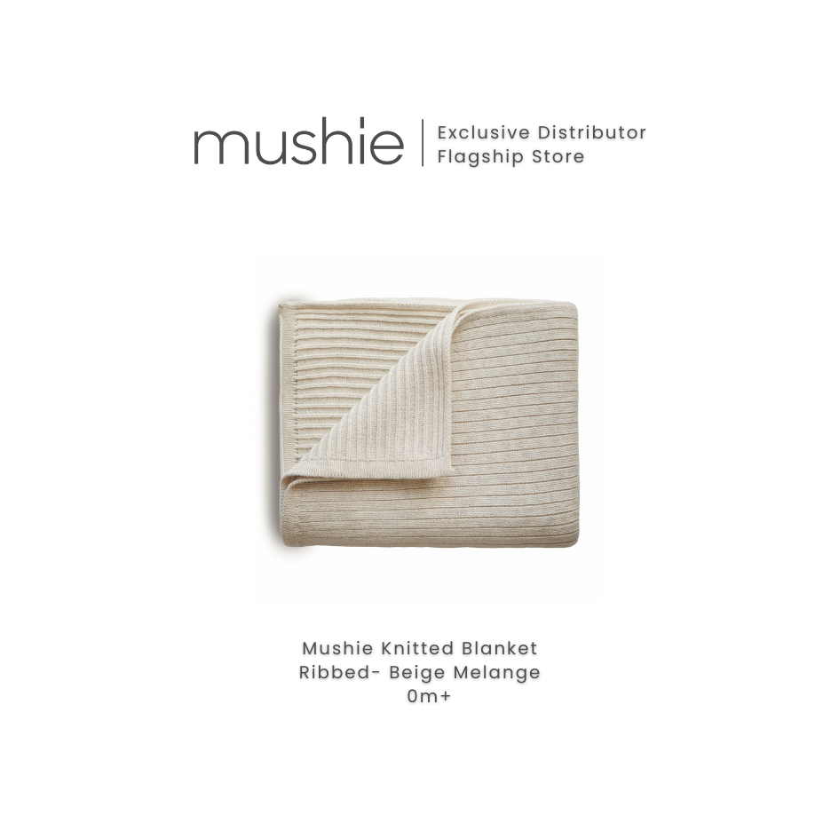 MUSHIE Knitted Baby Blanket