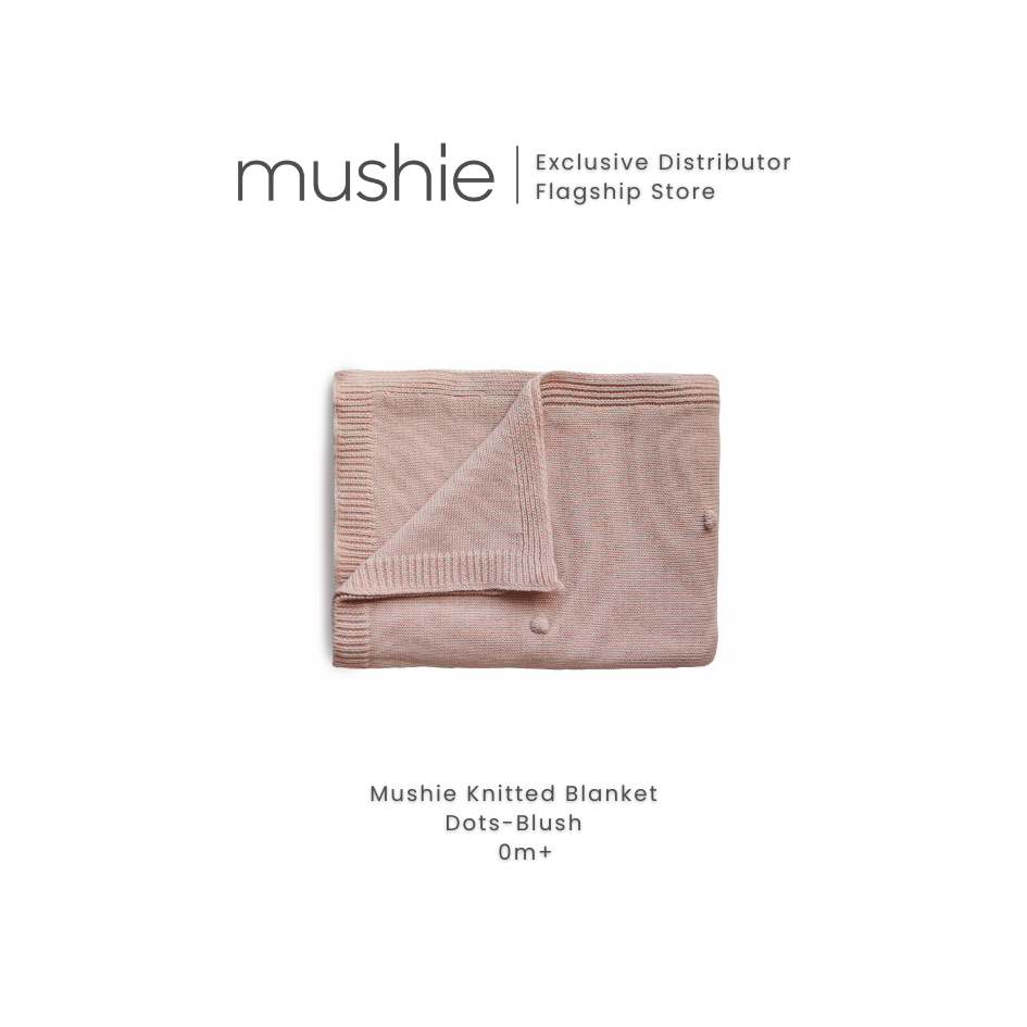 MUSHIE Knitted Baby Blanket