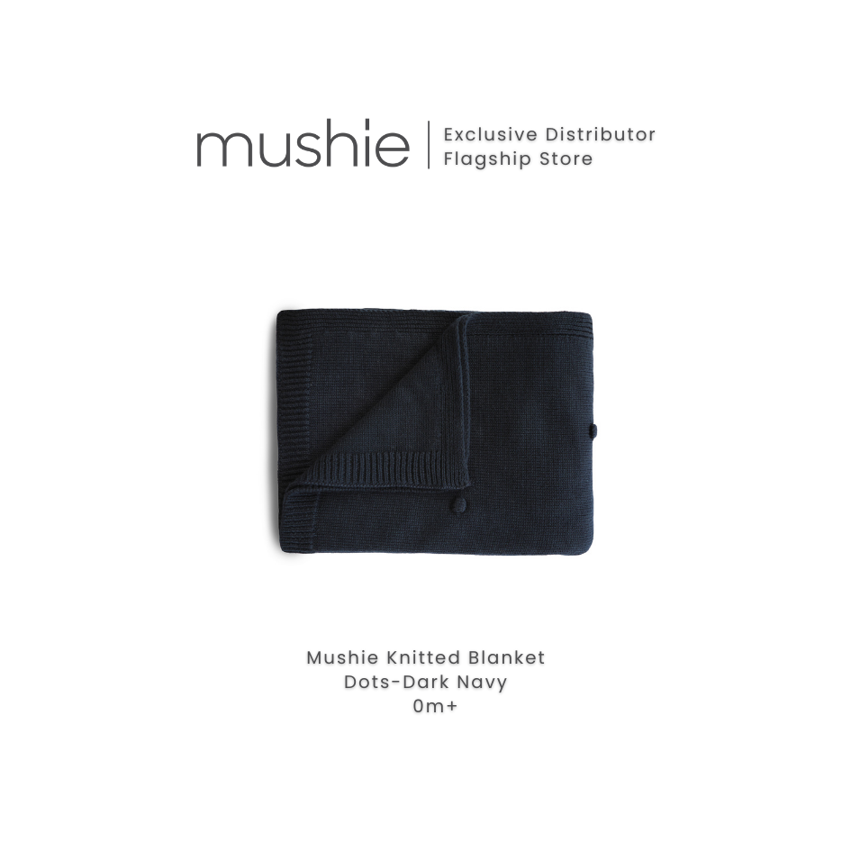 MUSHIE Knitted Baby Blanket