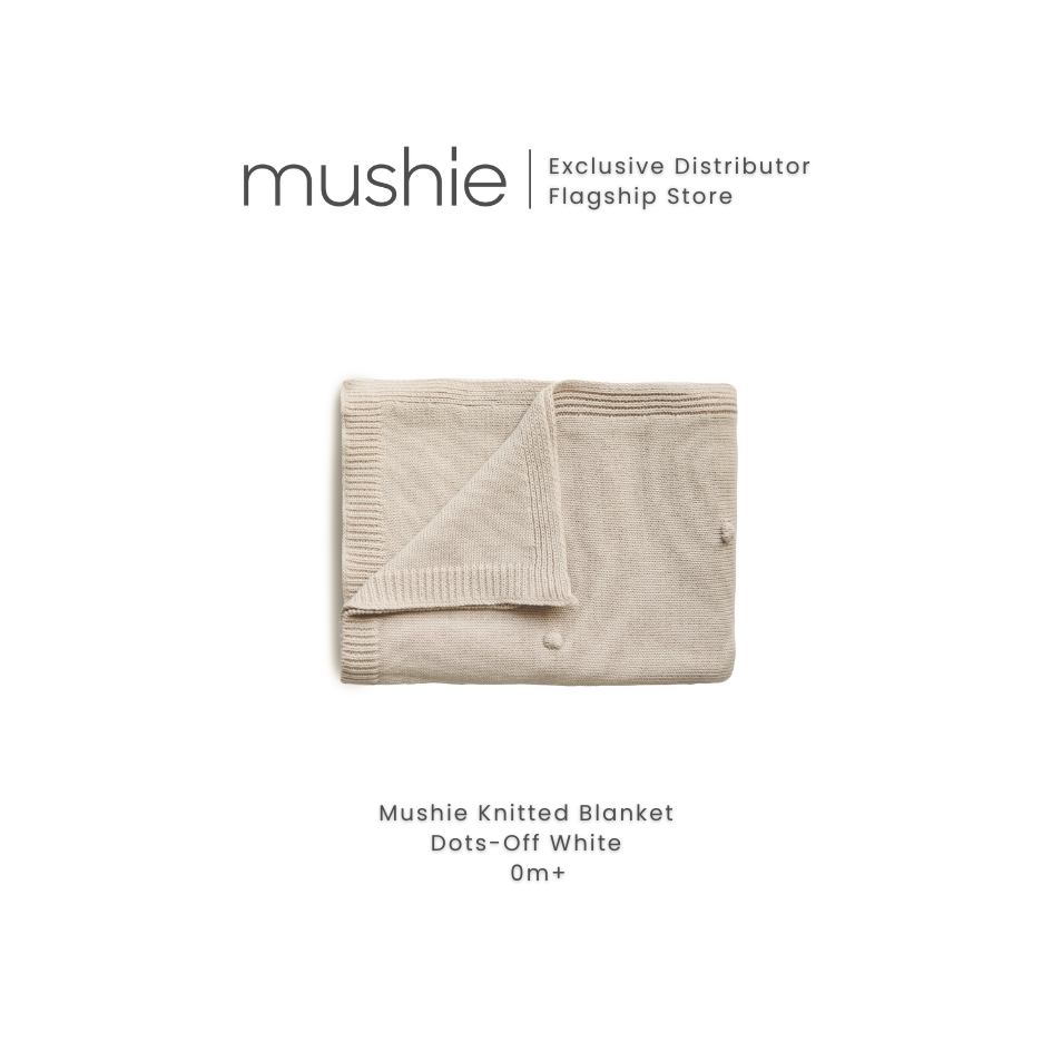 MUSHIE Knitted Baby Blanket