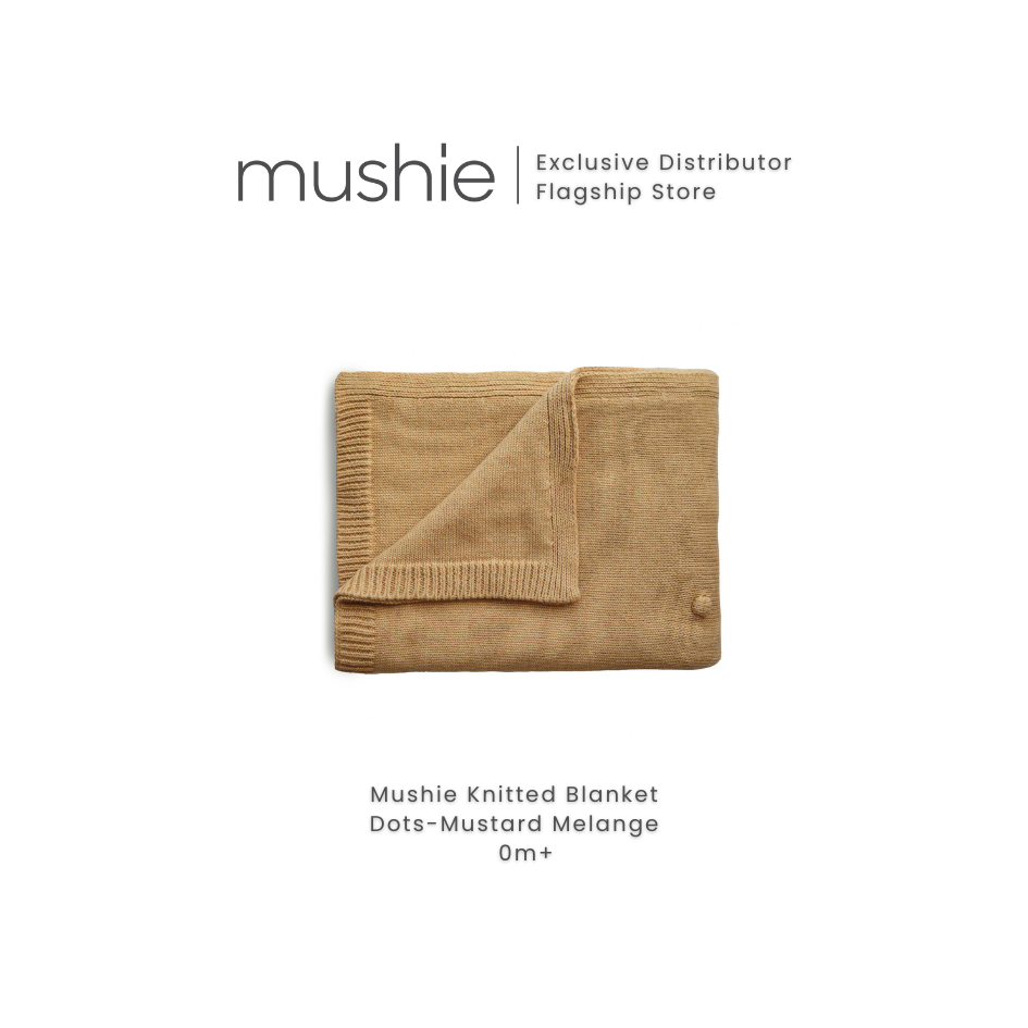 MUSHIE Knitted Baby Blanket