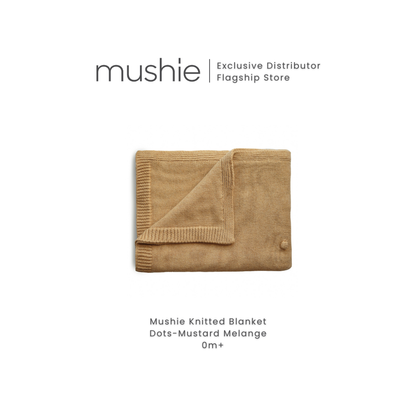 MUSHIE Knitted Baby Blanket