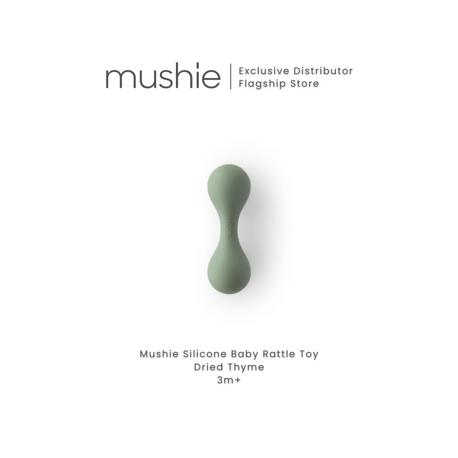 MUSHIE Silicone Baby Rattle Toy