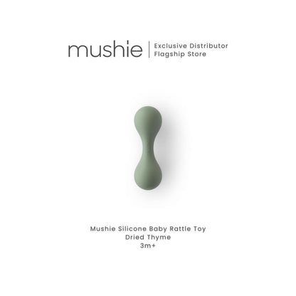 MUSHIE Silicone Baby Rattle Toy