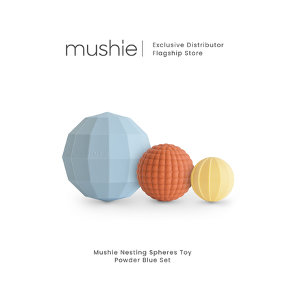 Mushie Nesting Spheres Sensory Toy