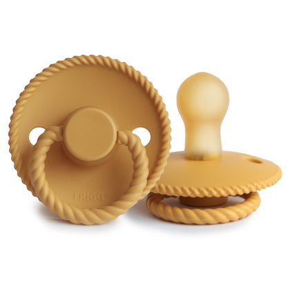 FRIGG Rope Natural Rubber Baby Pacifier (Single Pack)