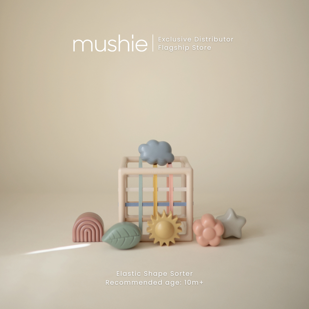Mushie Elastic Shape Sorter