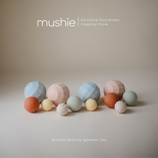 Mushie Nesting Spheres Sensory Toy