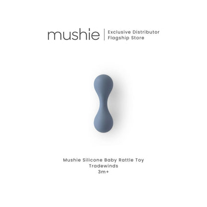 MUSHIE Silicone Baby Rattle Toy