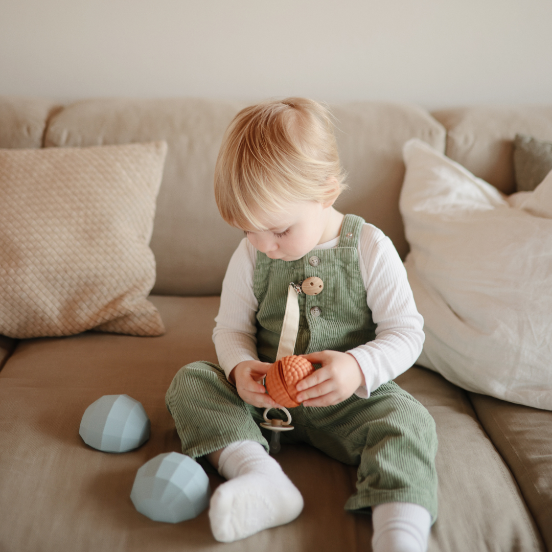 Mushie Nesting Spheres Sensory Toy