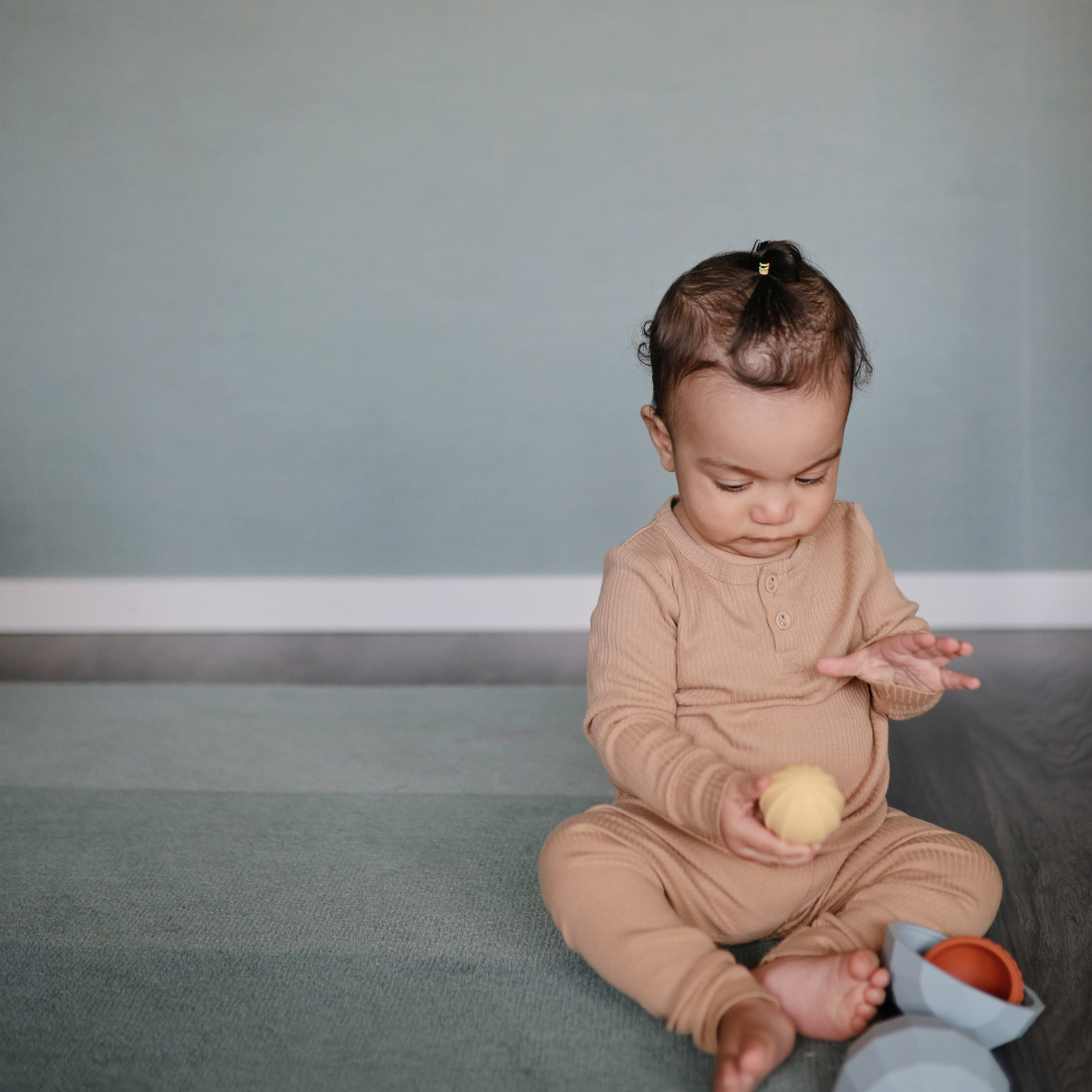 Mushie Nesting Spheres Sensory Toy
