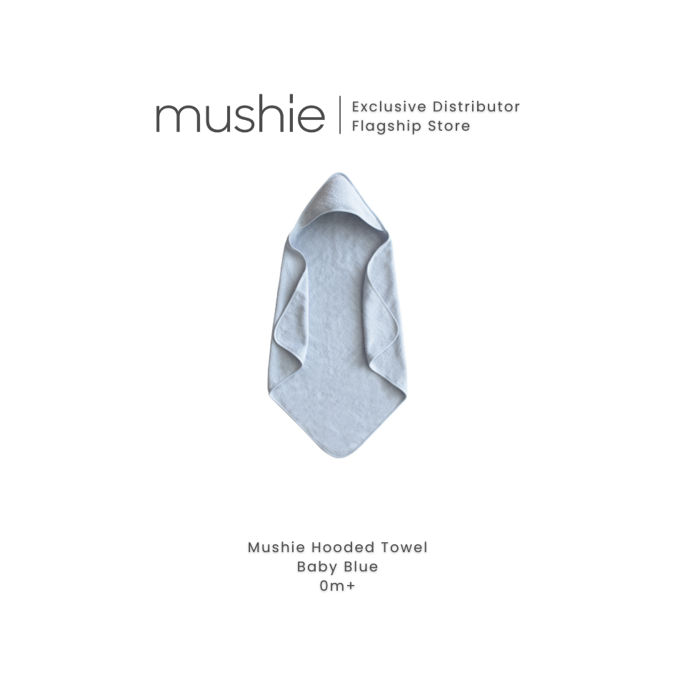 MUSHIE Organic Cotton Baby Hooded Towel