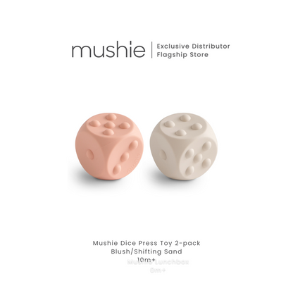 MUSHIE Dice Press Toy 2-Pack