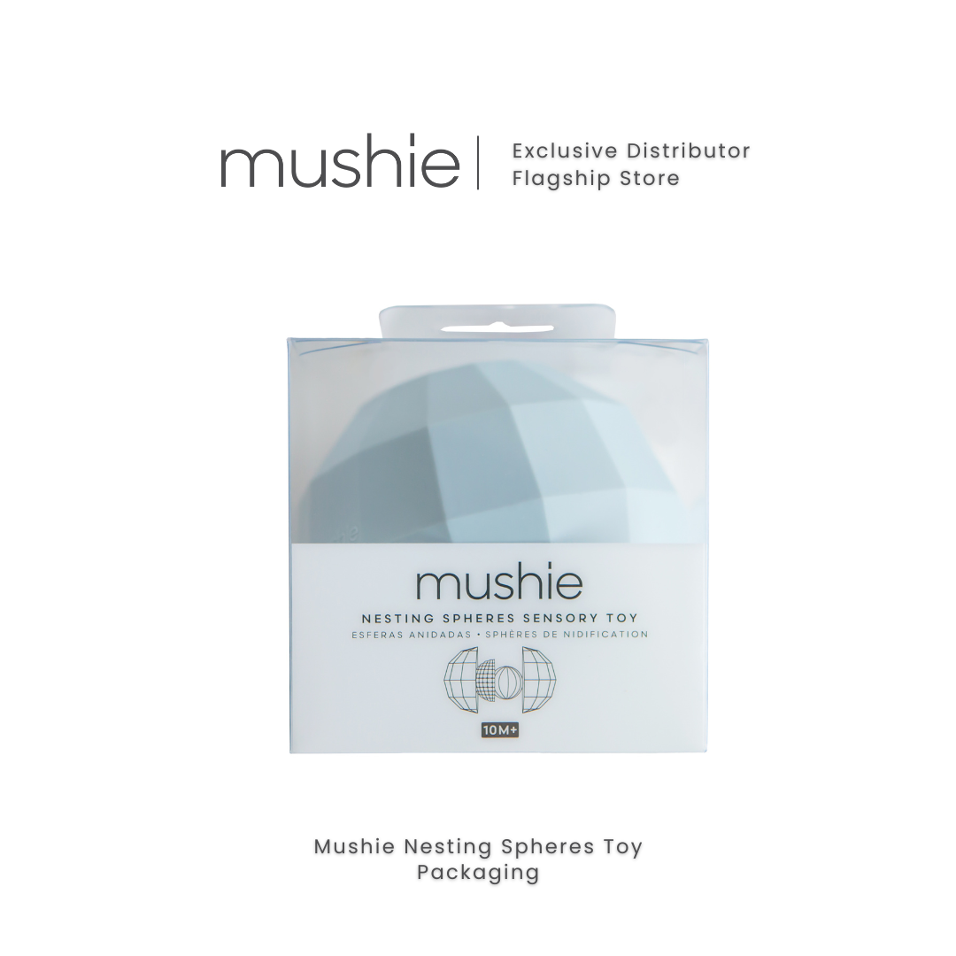 Mushie Nesting Spheres Sensory Toy
