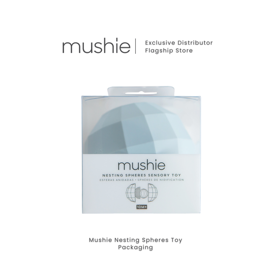 Mushie Nesting Spheres Sensory Toy