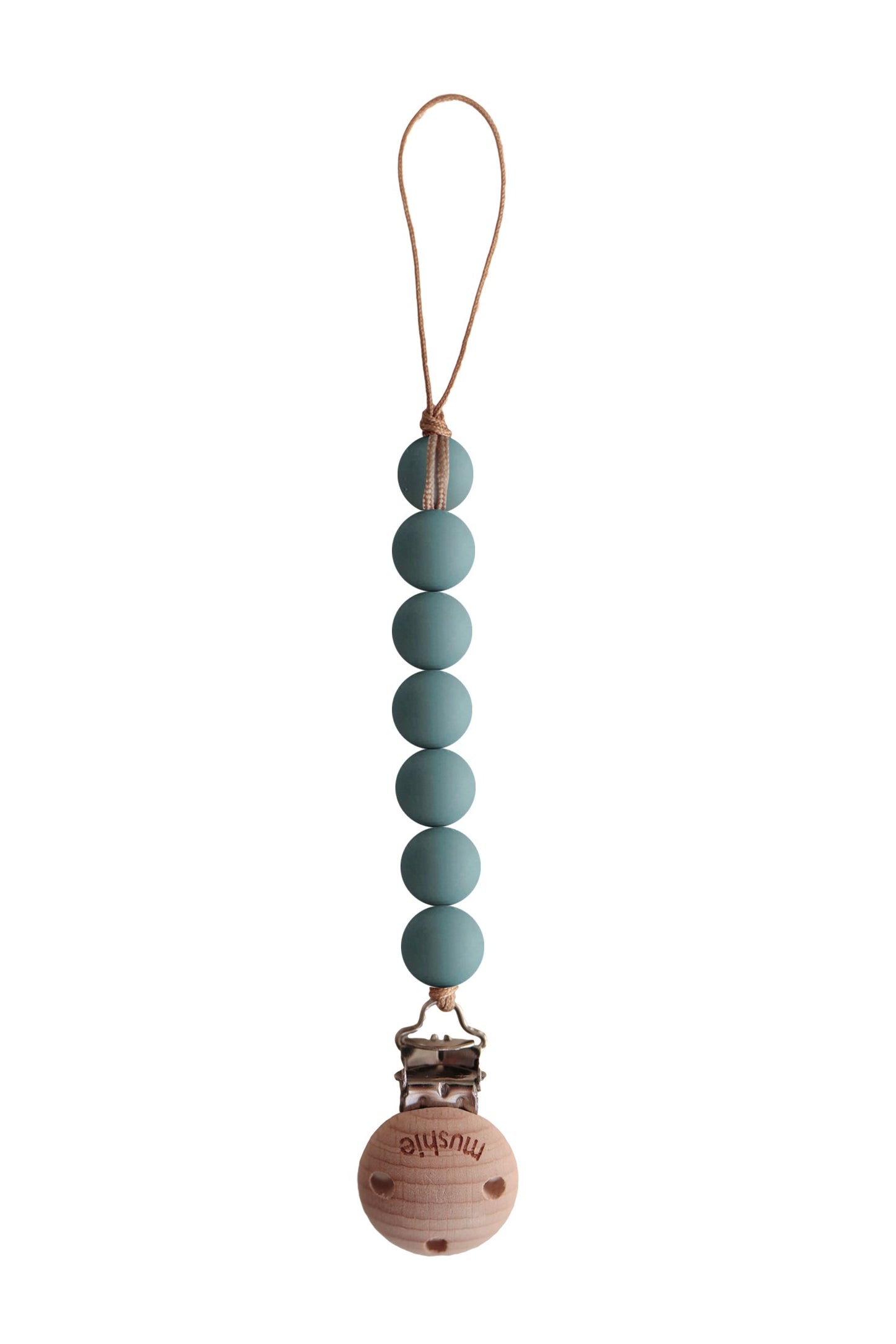 Mushie Silicone Pacifier Clip