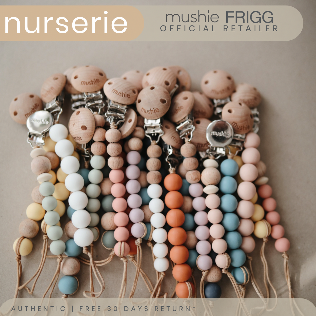 Mushie Silicone Pacifier Clip