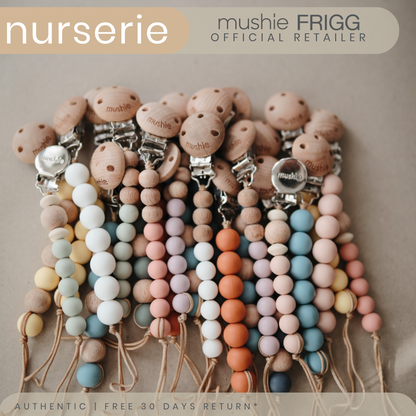 Mushie Silicone Pacifier Clip