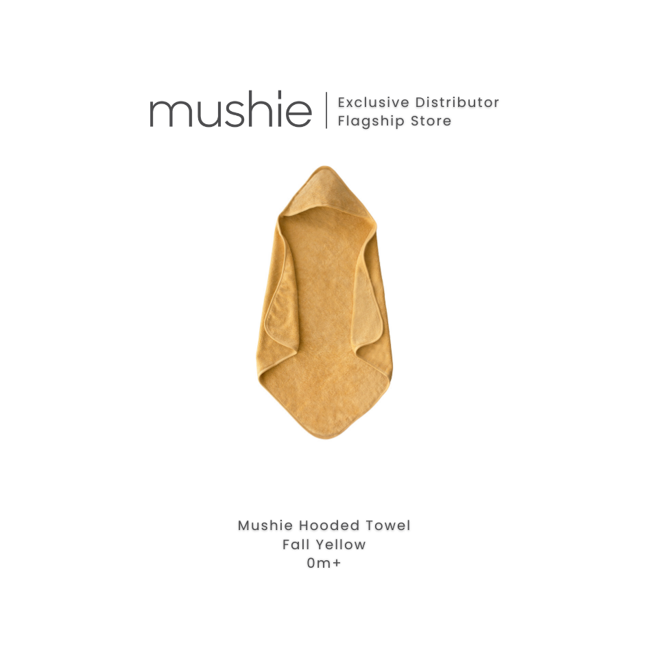MUSHIE Organic Cotton Baby Hooded Towel