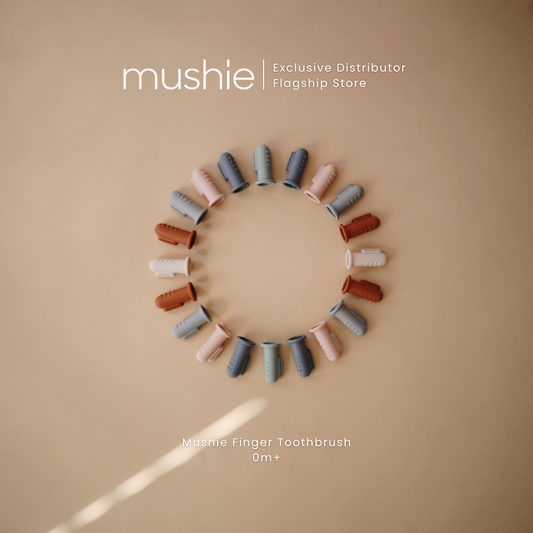 MUSHIE Finger Toothbrush 2 Pc Pack
