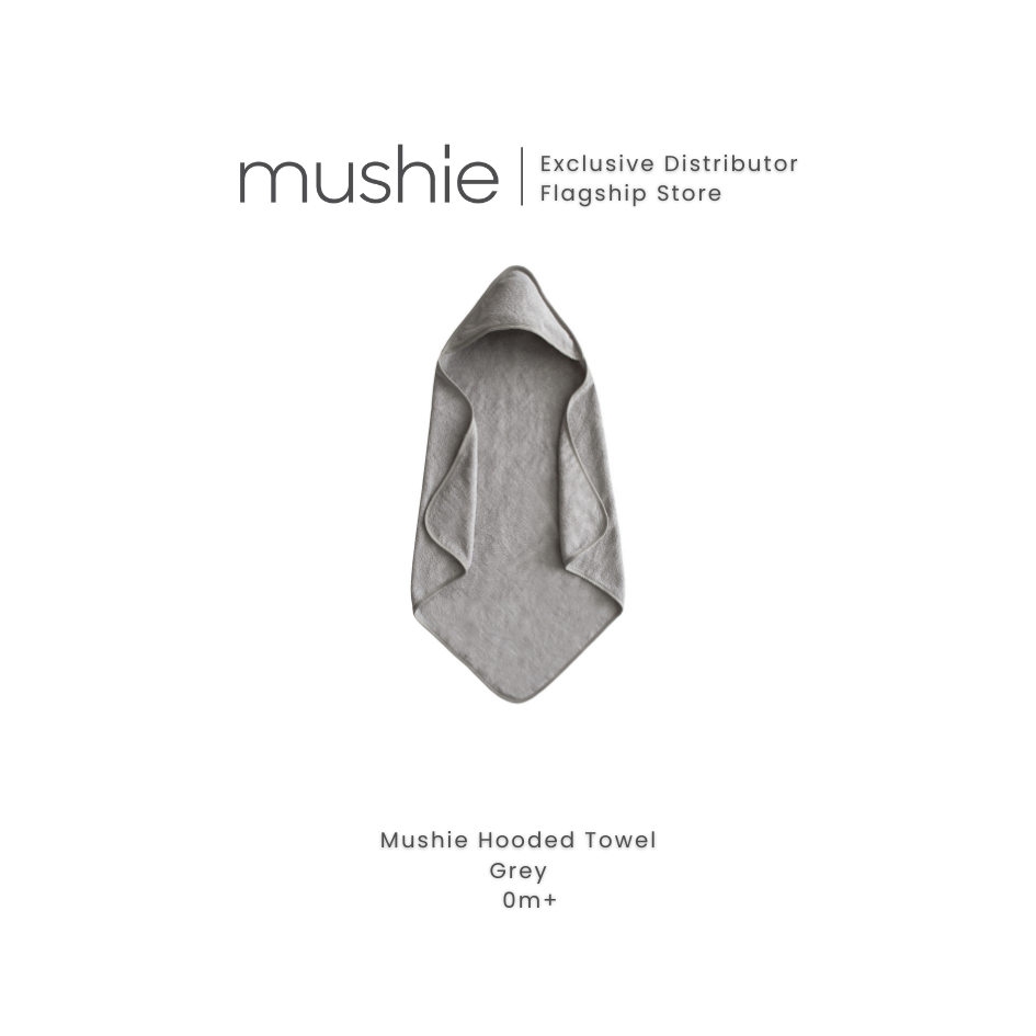 MUSHIE Organic Cotton Baby Hooded Towel
